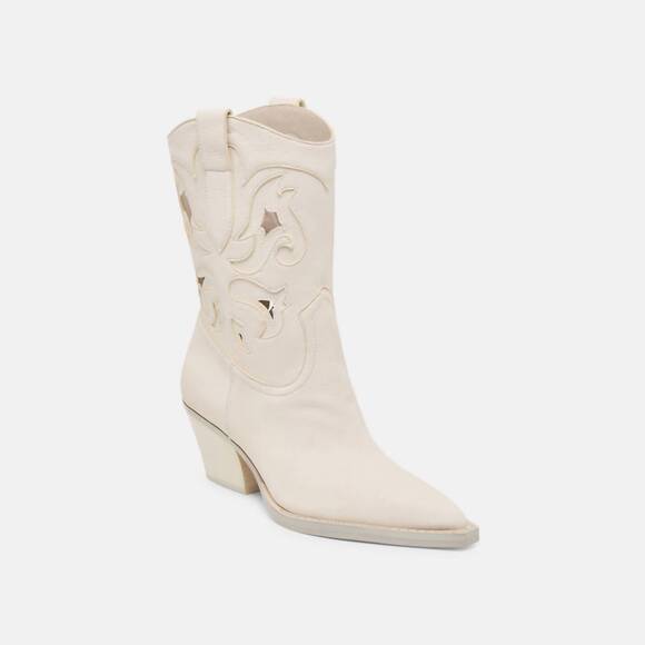 NEW DOLCE VITA women's ravena boots in off white - Picture 3 of 4